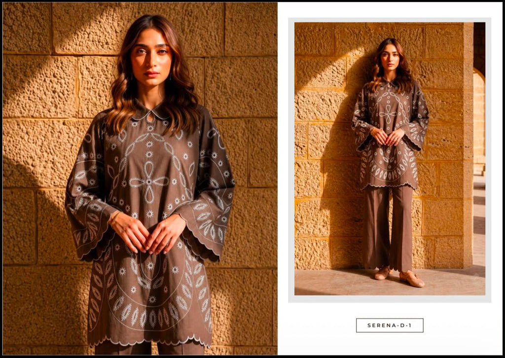 Miswan Embroidered Lawn 2 Piece Unstitched Suit for Women – Premium Summer Collection