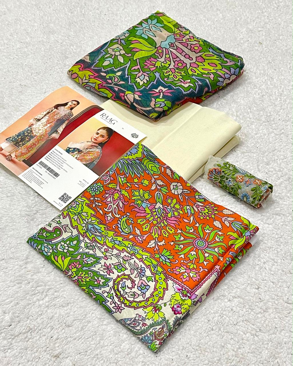 Raag by Gul Jee Summer Collection 2026 Digital Printed Lawn 3 Piece Unstitched Suit