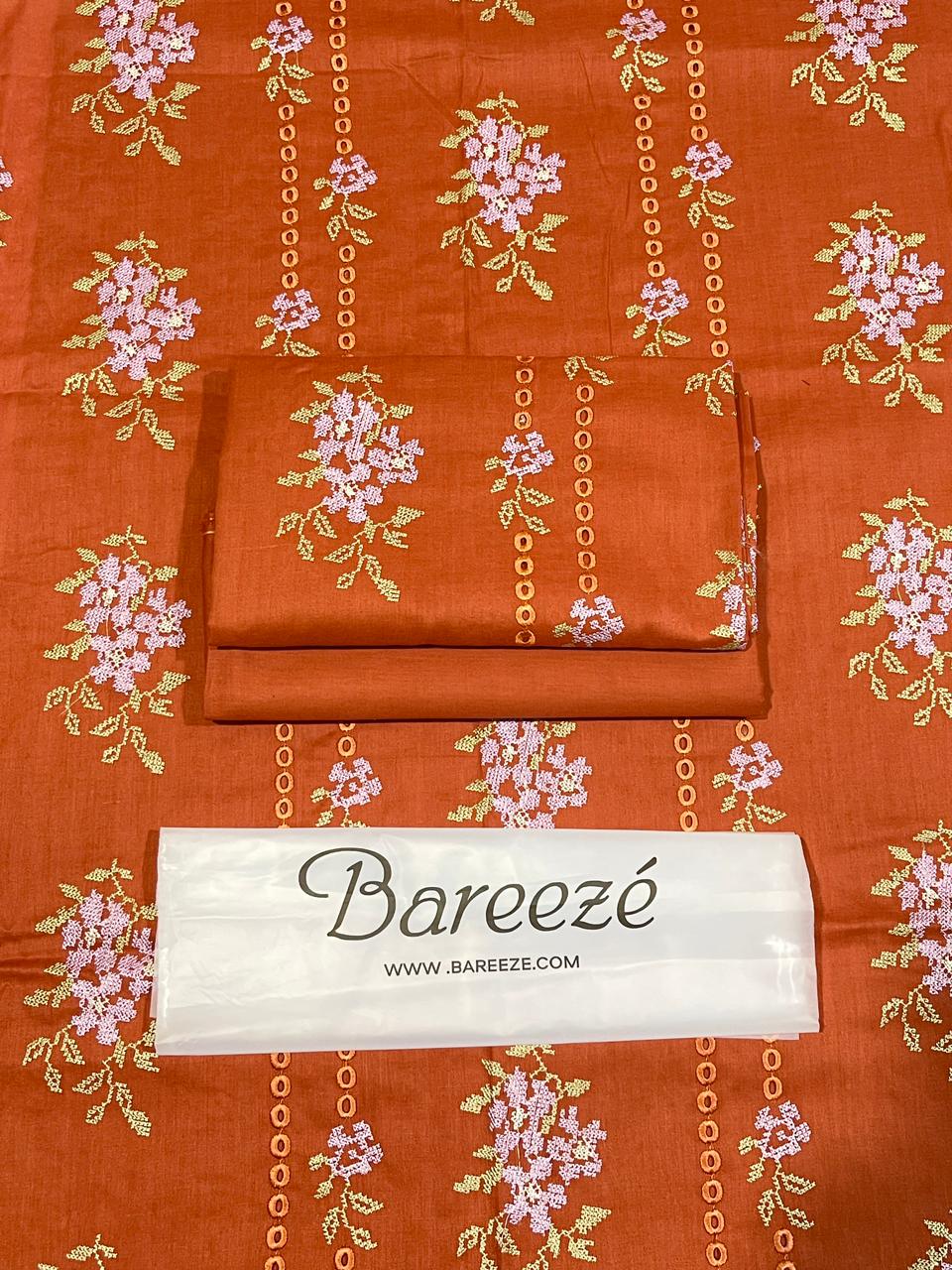 Bareeze Embroidered Lawn 2 Piece Unstitched Suit for Women – Summer Collection 2026