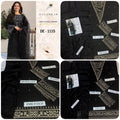 Premium Air Jet Lawn Embroidered Unstitched 3 Piece Suit with Khadi Net Dupatta