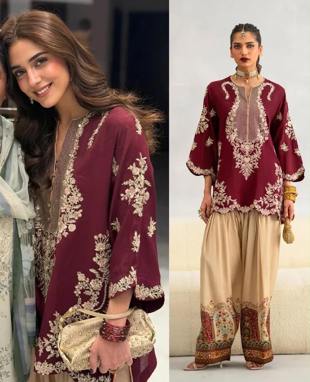 Ethnic Silk Collection 2026 – 3PC Embroidered Unstitched Silk Suit