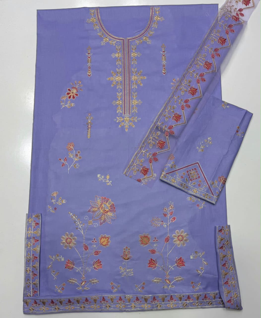 Hussain Rehar 5272 2 Piece Embroidered Airjet 2 piece Lawn Suit