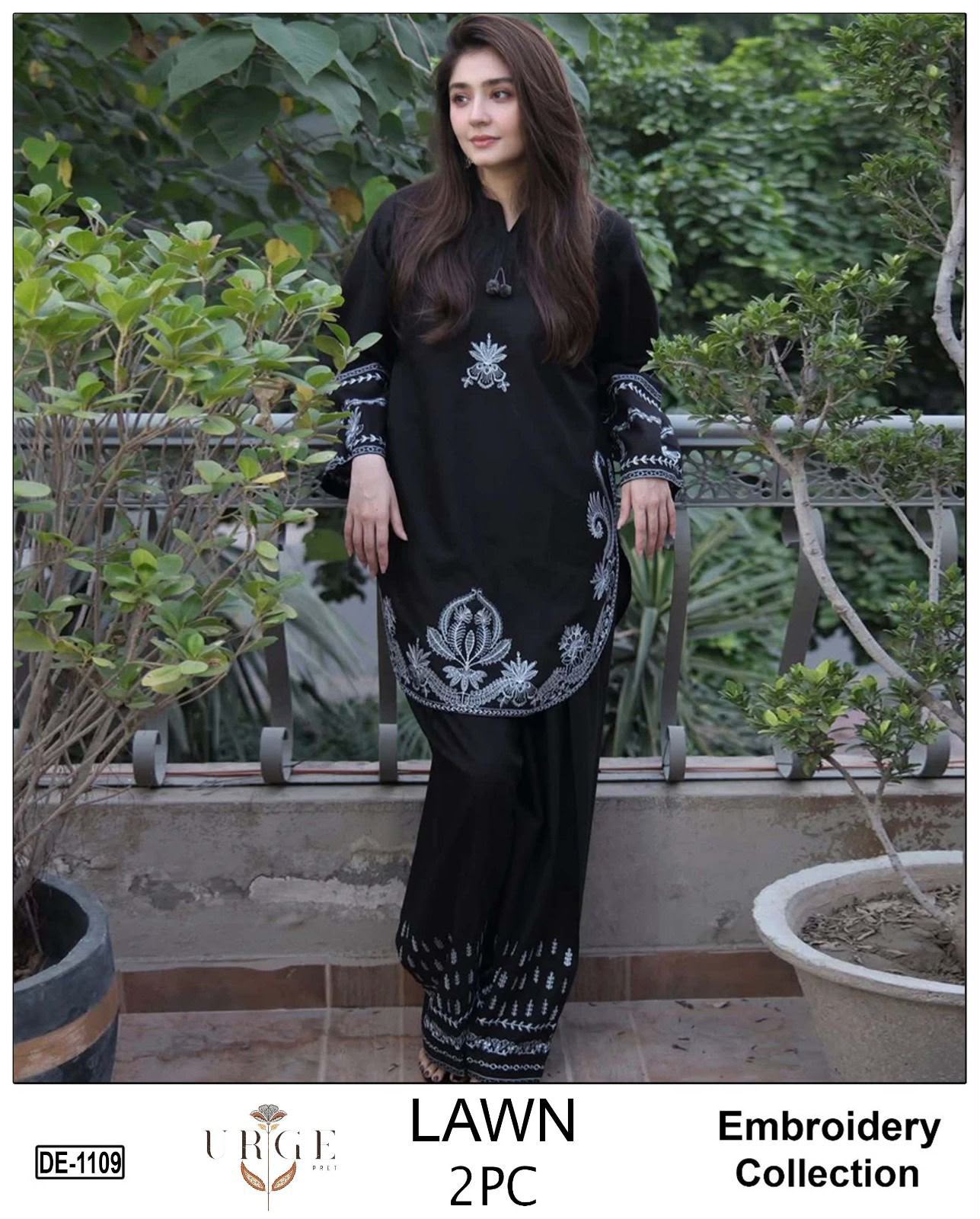 Batik AL1145 Premium Embroidered Pure Lawn Unstitched 2 Piece Suit