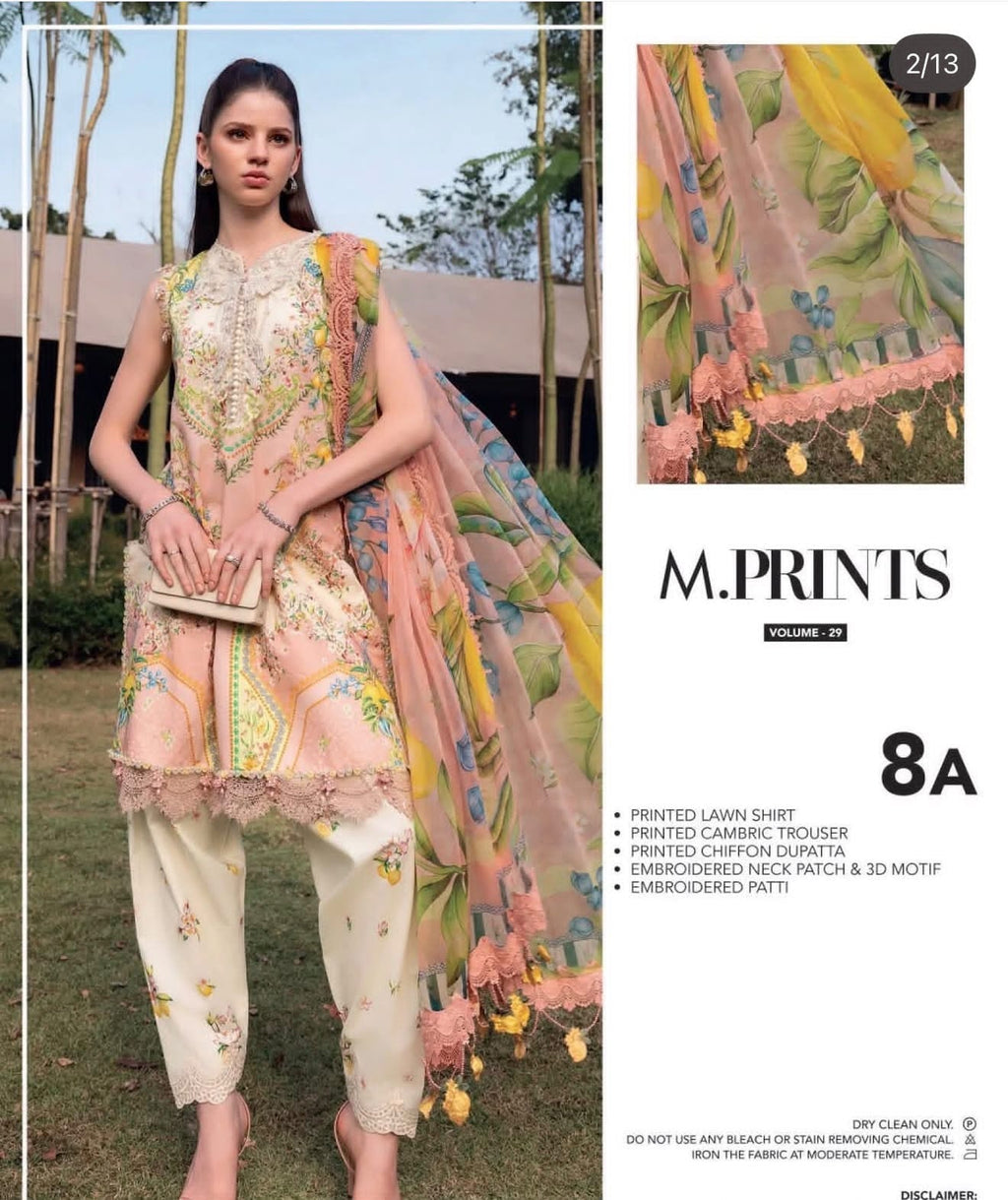 Luxury Embroidery Patches Suit – Ready to Wear Chiffon Dupatta